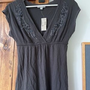 NWT AE small grey top